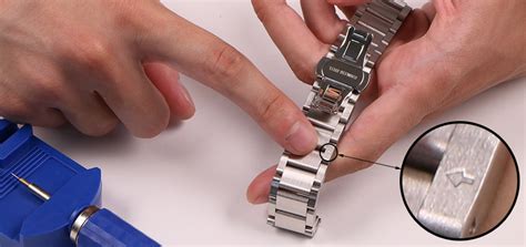 Rolex watch band link removal